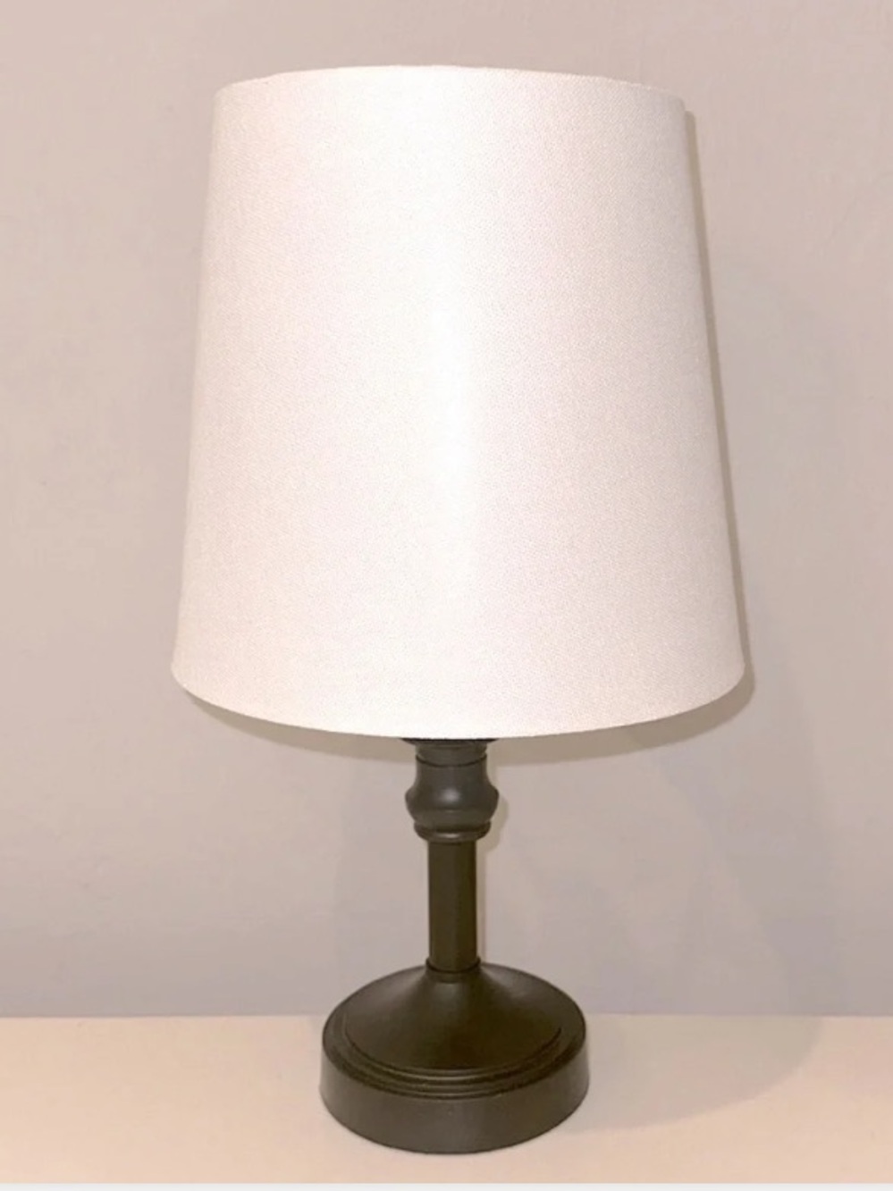 Petite Table Lamp Black Lamp White
Taper Shade new